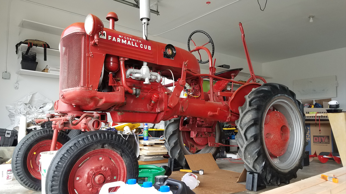 1949 Farmall Cub Cleaned Up