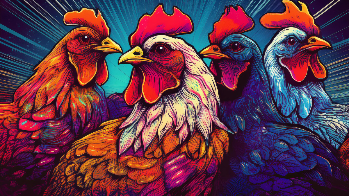 Chicken Flock Graphic