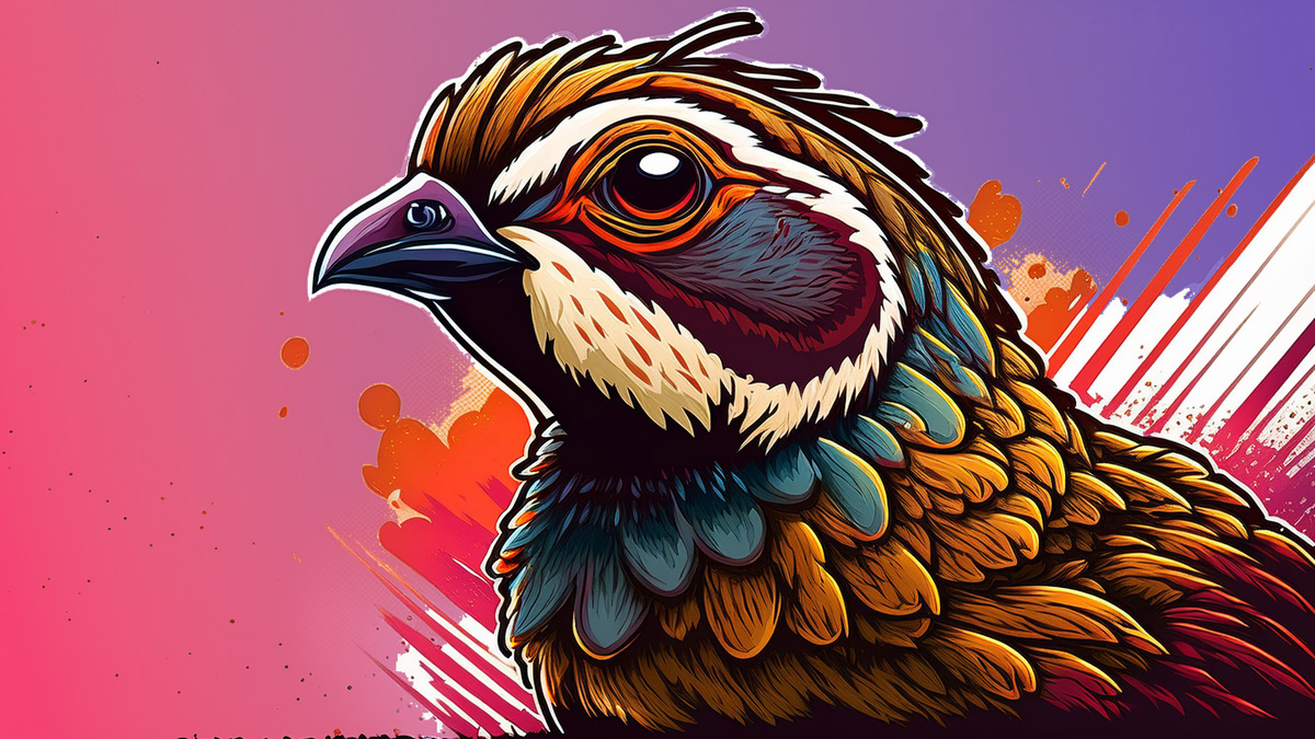 Coturnix Quail AI Art